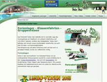 Tablet Screenshot of feriendorfhoherhain.de